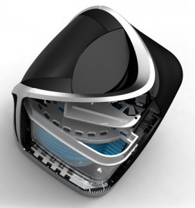 Cutaway View of SGBlue Air Purifier